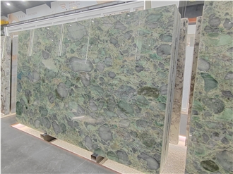 Natural Emerald Green Marble Slabs For Wall