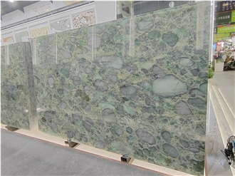Natural Emerald Green Marble Slabs For Wall