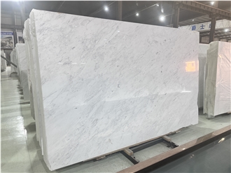 Polished China Carrara Marble Slabs