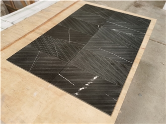 Spain Hot Sale Nero Marquina Marble Tiles