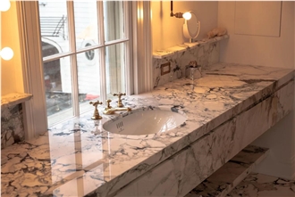 Breccia Capraia Bathroom Design - Tops, Wall And Floors