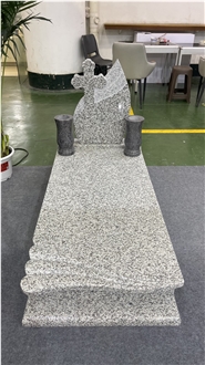 Wholesale China Grey Granite Cross Tombestone Monuments