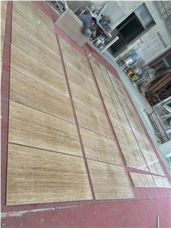 Wholesale Coffee Travertine Floor Tiles For Villa  Project