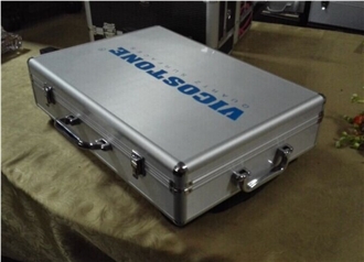 Aluminum Flooring Merchandising Sample Cases Sampling Box