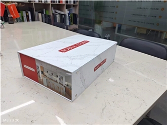 Stone Sample Box Made Of Cardboard