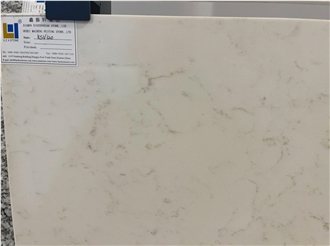 Carrara White Quartz Slab