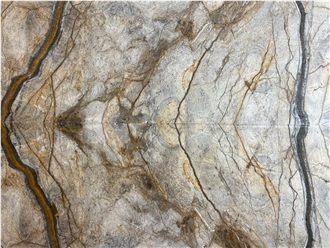 Silver Roots Marble Slab