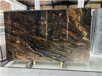 Lange Brown Marble Slabs