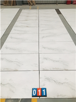 White Amber Marble Polished Tiles