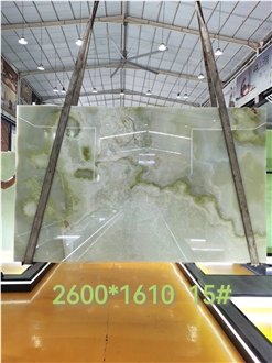 Iran Light Green Onyx Slabs