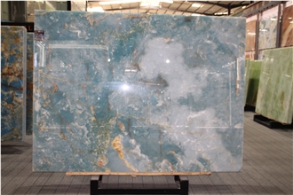 Wonderful Blue Onyx Slabs
