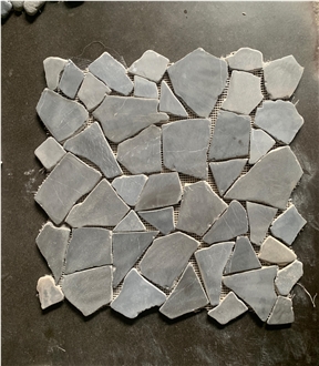 Random Marble Chips Mosaic Tiles XL Floor Mosaic