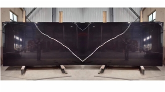 Nero Marquina Marble Bookmatch Slabs