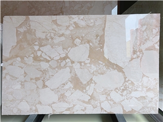 Arabescato Beige Marble Slab Tiles