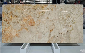 House Decoration Stone Breccia Aurora Marble Slab For Tiles