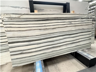 Italy Zebrino Bianco Marble Slabs For Floor