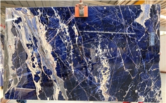 Polished Blue Sodalite Granite Slabs