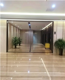 Wood Design Polished Serpeggiante Marble Slab For Tiles
