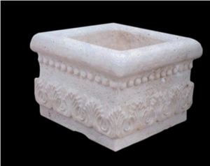 Travertine Planter Pots Decorative Products Garden Planter