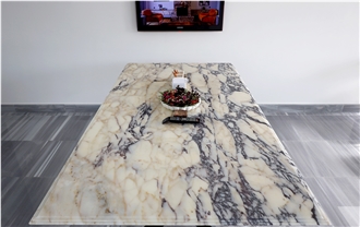 Violet Marble Table Top