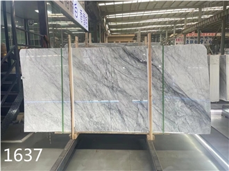 China Castro White Marble Slabs Hotel Project Floor Use