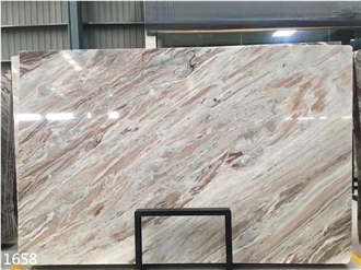 Fantasy Brown Marble Slabs Glacier Sands Aurora Stone Tile