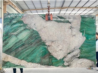 Royal Green Quartzite Slabs Emerald Amazonite Cristallo