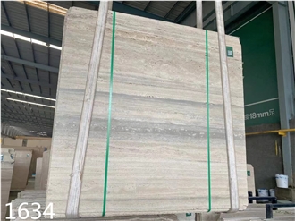 Travertino Silver Slabs Tuscany Siena Argentato Tile