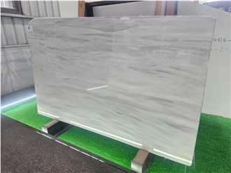 Venato White Marble Slabs China Bianco Clouds Floor Use