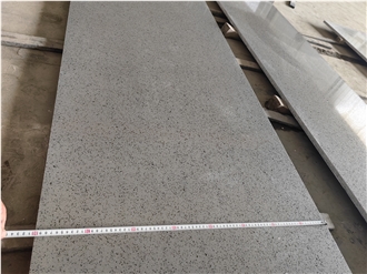 1002 Sparkle Grey Artificial Stone Quartz Slab Quartz Tiles