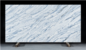 GOLDTOP OEM/ODM Palissandra Azul Quartz Slabs