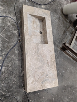 Goldtop Cappucino Marble Countertops Bath Top