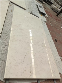 Home Floor And Wall Cut To Size Golden Cream Marble Tiles