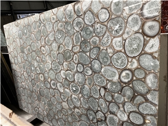 Brazil Agate Backlit Semiprecious Stone Slabs