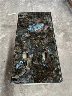 Labradorite Blue Gemstone Table Top