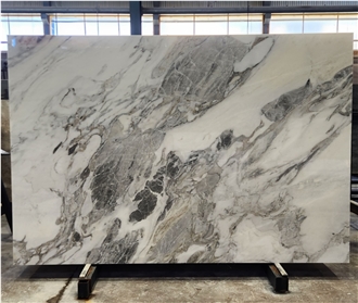 Tornado Crystalline White Marble Slabs