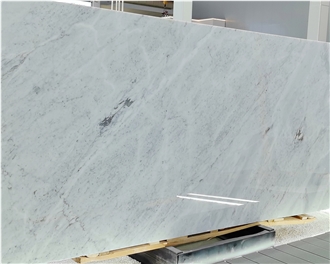 White Bianca Carrara Marble Slabs