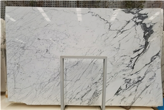 China Carrara Bianco Marble Slabs