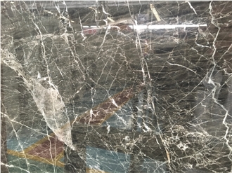 Edinburgh Grey Marble Slabs, Wall Tiles