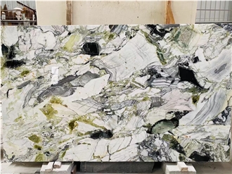 Ice Jade Green Marble Slabs