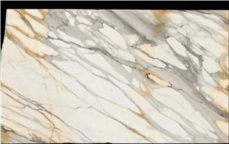 Polished Calacatta Gold Marble Slabs