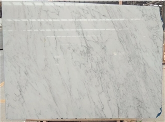 Polished East White Marble Slab Wall Tiles