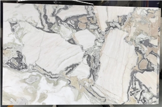 Polished Etosha White Marble Slabs