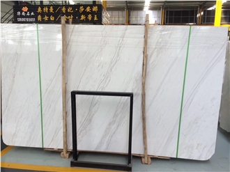 Polished Greece Volakas White Marble Slabs