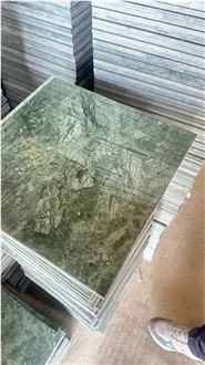 Indian Greeen Marble Tiles 10Mm Thickness