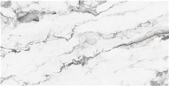 Aq1564 White Quartz Tiles With Grey Vein