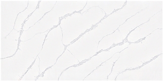 AQ3700 White Calacatta Macchia Quartz Slabs