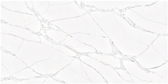 AQ4040 China Calacatta White Quartz Slabs