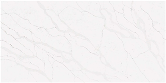 AQ4255 Man Made White Calacatta Quartz Slabs