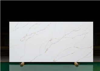 AQ4346 Ariston White Quartz Slabs